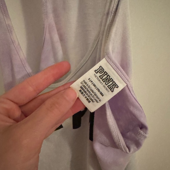 PINK Victoria's Secret Women's Tie-Dye Tank Top in Size Small - Picture 6 of 7